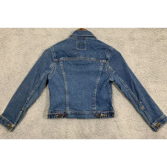 Levi Strauss Signature Denim Blue Jean Youth Button-up Jacket Large (L) - Picture 5 of 13